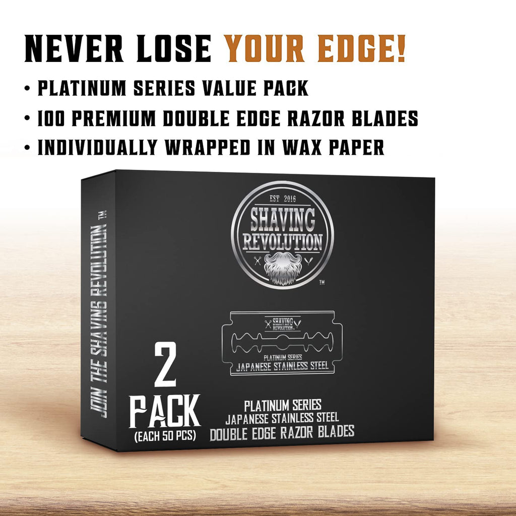 Double Edge Razor Blades - 100 Count