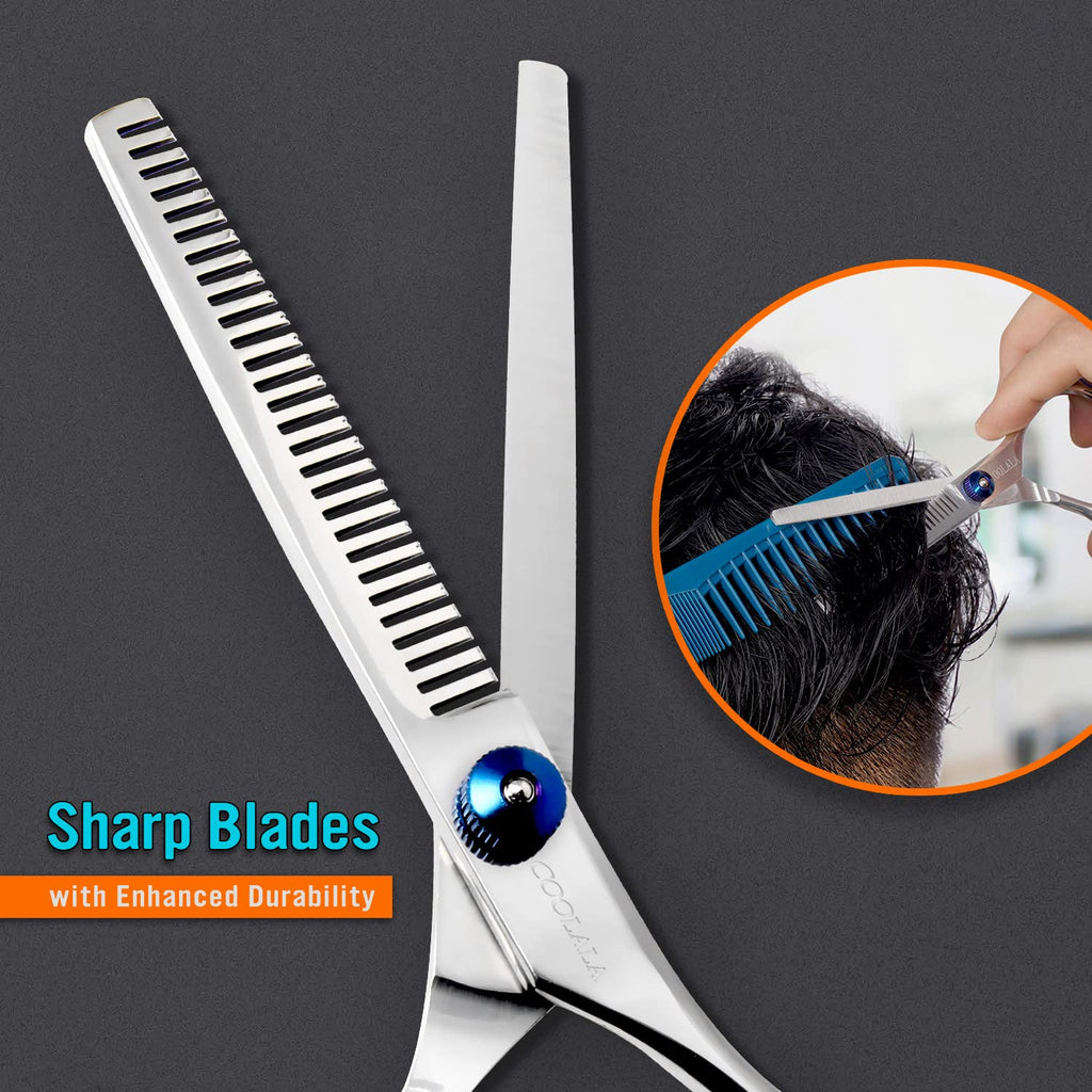 Stainless Steel Hair Cutting Scissors Thinning Shears 6.5 Inch Professional Salon Barber Haircut Scissors Family Use