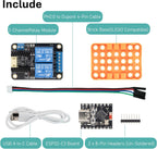 ESP32-C3 Relay Module, 2-Channel Low-Level Trigger Board