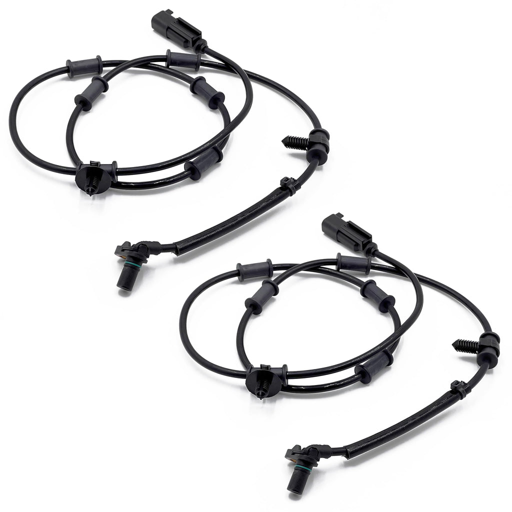 2Pcs Front Left and Right ABS Wheel Speed Sensor Compatible with Dodge 2009