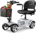 20 Miles 4 Wheel Mobility Scooters for Seniors and Adults, 6.2 MPH, Silver