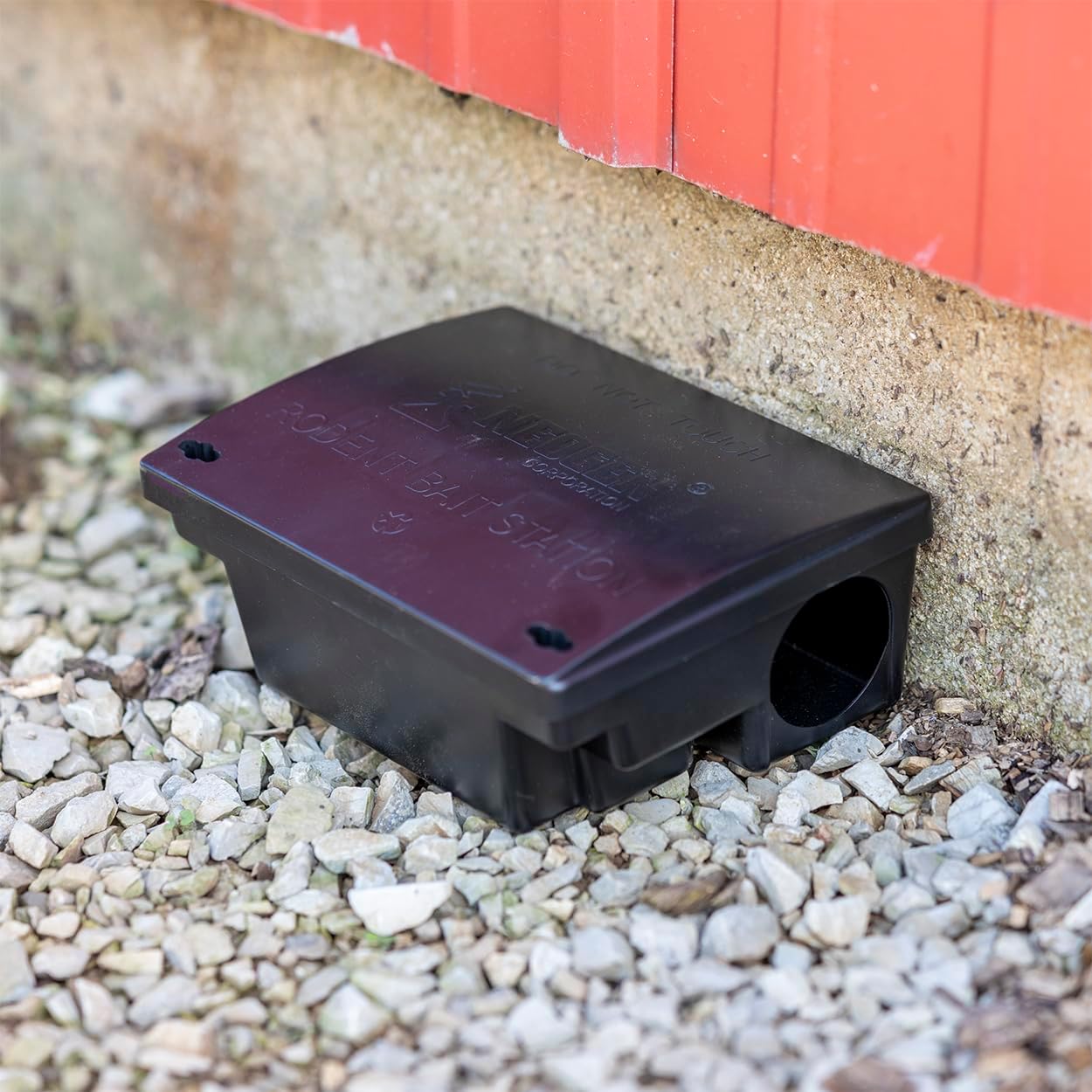 000550 Rodent Bait Station, Black