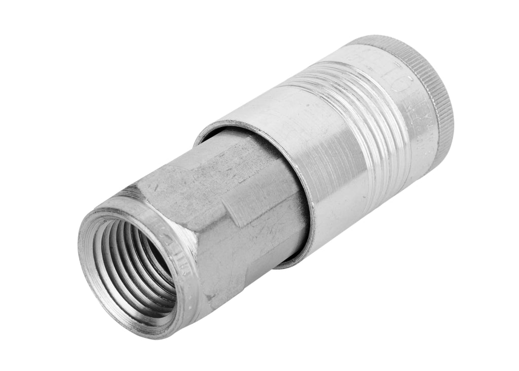 Industrial Air Coupler, G-Style quick connect coupler, 1/2" FNPT, Steel Air tool fitting, S-1815