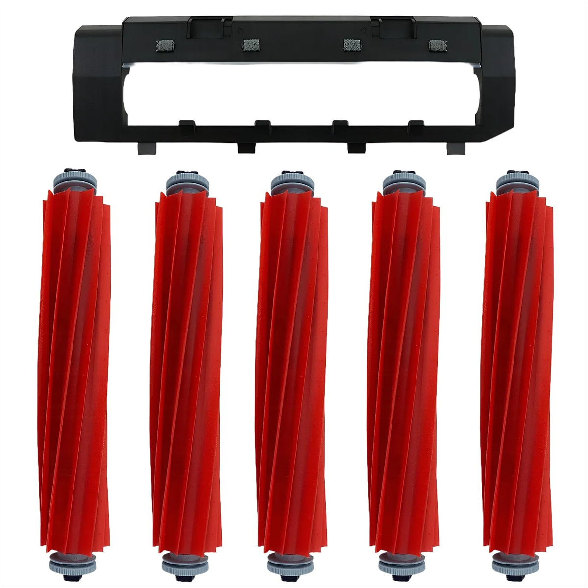 Main Brushes & Main Brush Cover Compatible with Roborock Robot Vacuums