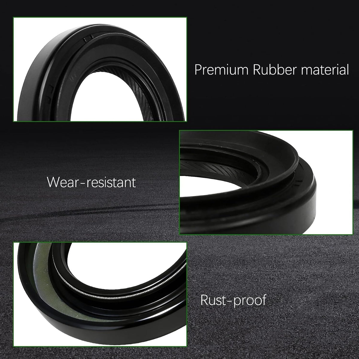 2Pcs 91205-PL3-B01 Left & Right Drive Shaft Axle Seals
