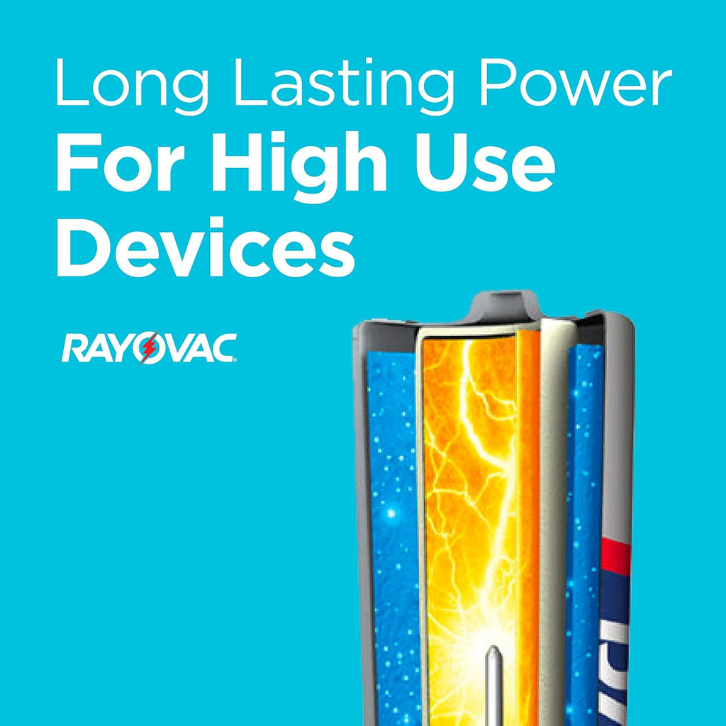 AA Batteries & AAA Batteries Combo Pack, 30 AA and 24 AAA (54 Battery Count)