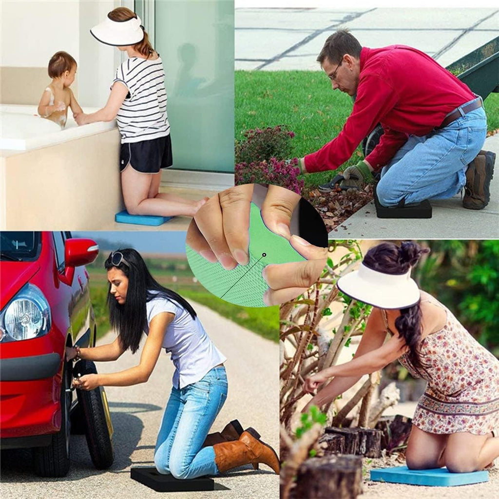 2 PCS Garden Kneeling Pad,Knee Mat Waterproof Foam Knee Pads for Gardening,Cleaning,Baby Bath,Yoga,Praying and