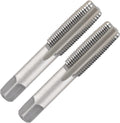2 PCS M10x1.25 Metric Tap, HSS Thread Tool for Metal Cutting