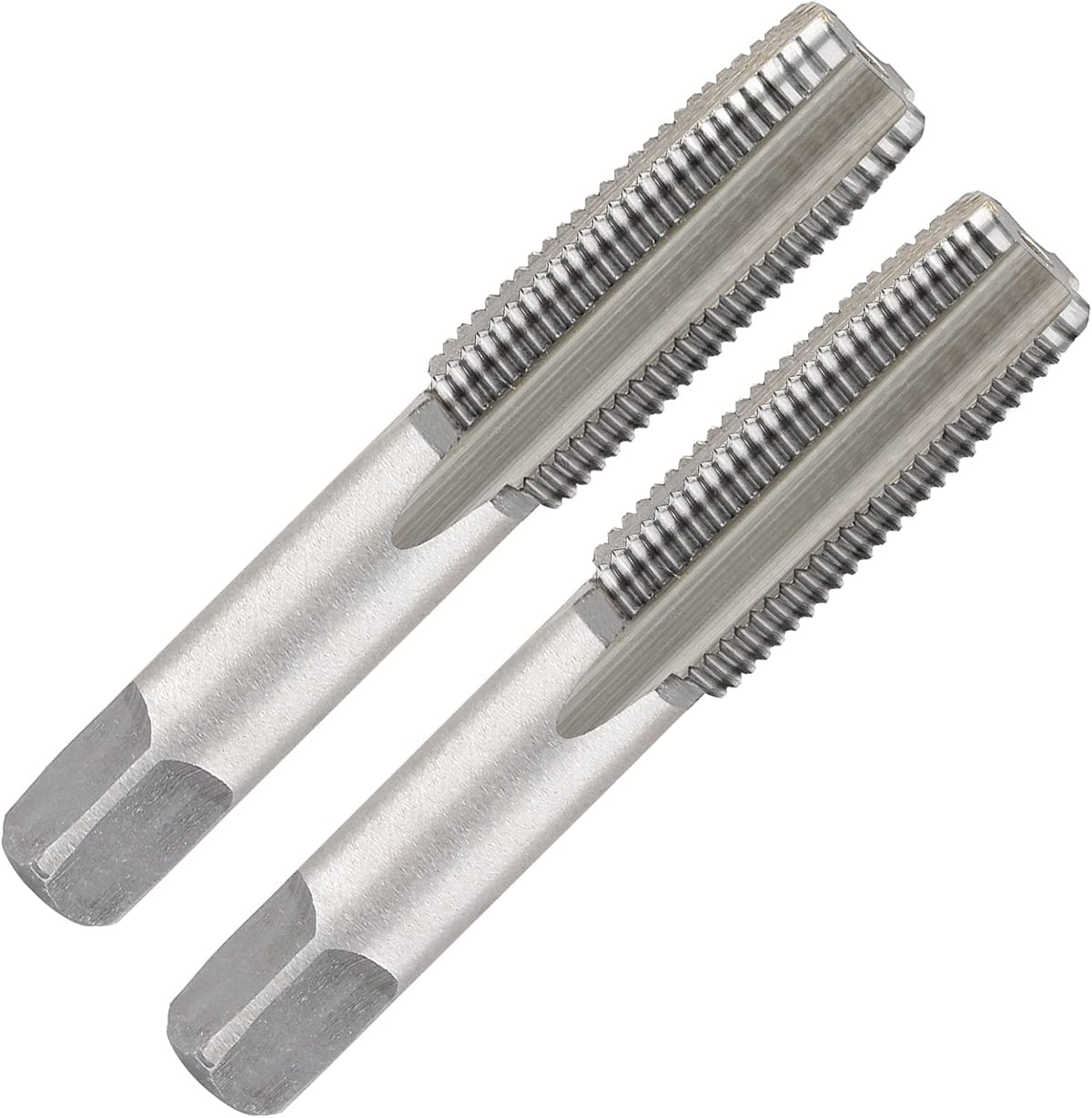 2 PCS M10x1.25 Metric Tap, HSS Thread Tool for Metal Cutting