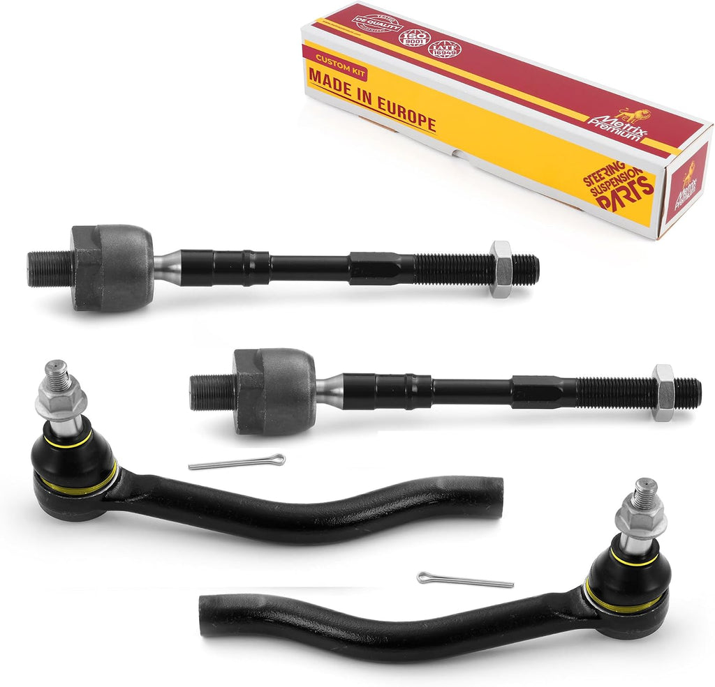 Metrix Premium Chassis Parts Inner & Outer Tie Rod End Kit Fits Nissan