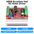 Ransanx 2PCS 6-60V 400W DC Three-Phase Brushless Motor Speed Controller