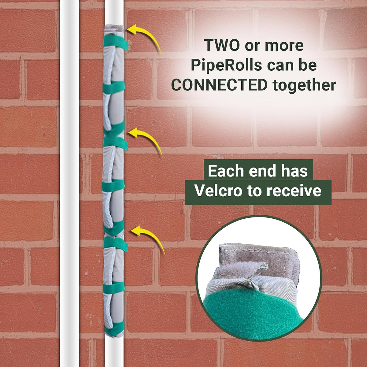 The Original Pipe Insulation (5°F) Winter Freeze Protection (UV-Coated) for Pipes, Pumps, Sprinkler Irrigation Valves