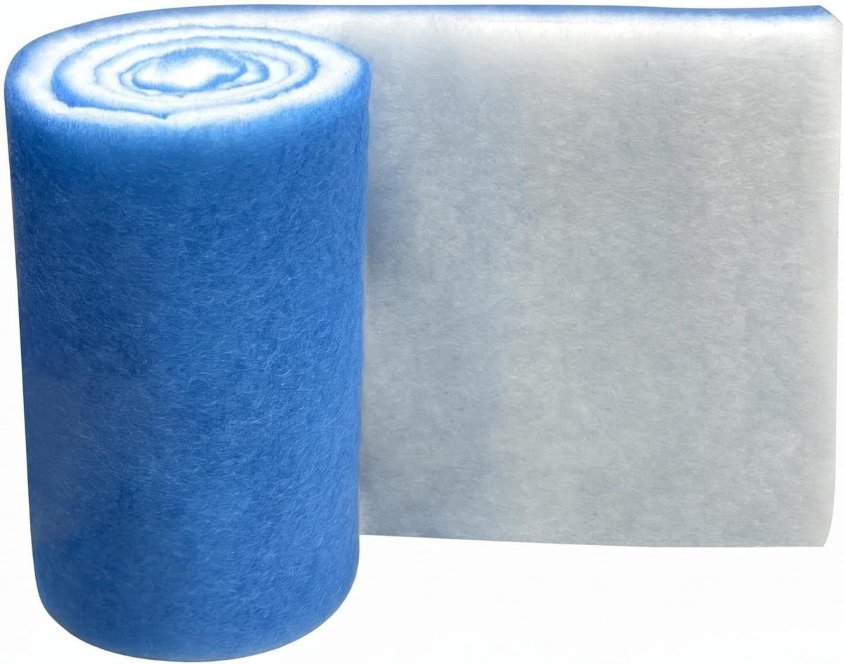 Koi Pond and Aquarium Filter Media,1.25" Thick-12 x48 -Fish Pond Filter Material for Koi Outdoor Ponds Aquarium-Cut