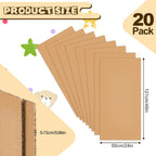 20 Pack 24 X 48 Inch Brown Cardboard Sheets