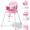 5 in 1 Foldable Baby High Chair,Convertible Highchair for Babies and Toddlers-Portable Infant Booster Seat,Foldable