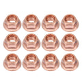 12Pcs Exhaust Manifold Nuts for Practical Copper Flashed Exhaust M8 Nut