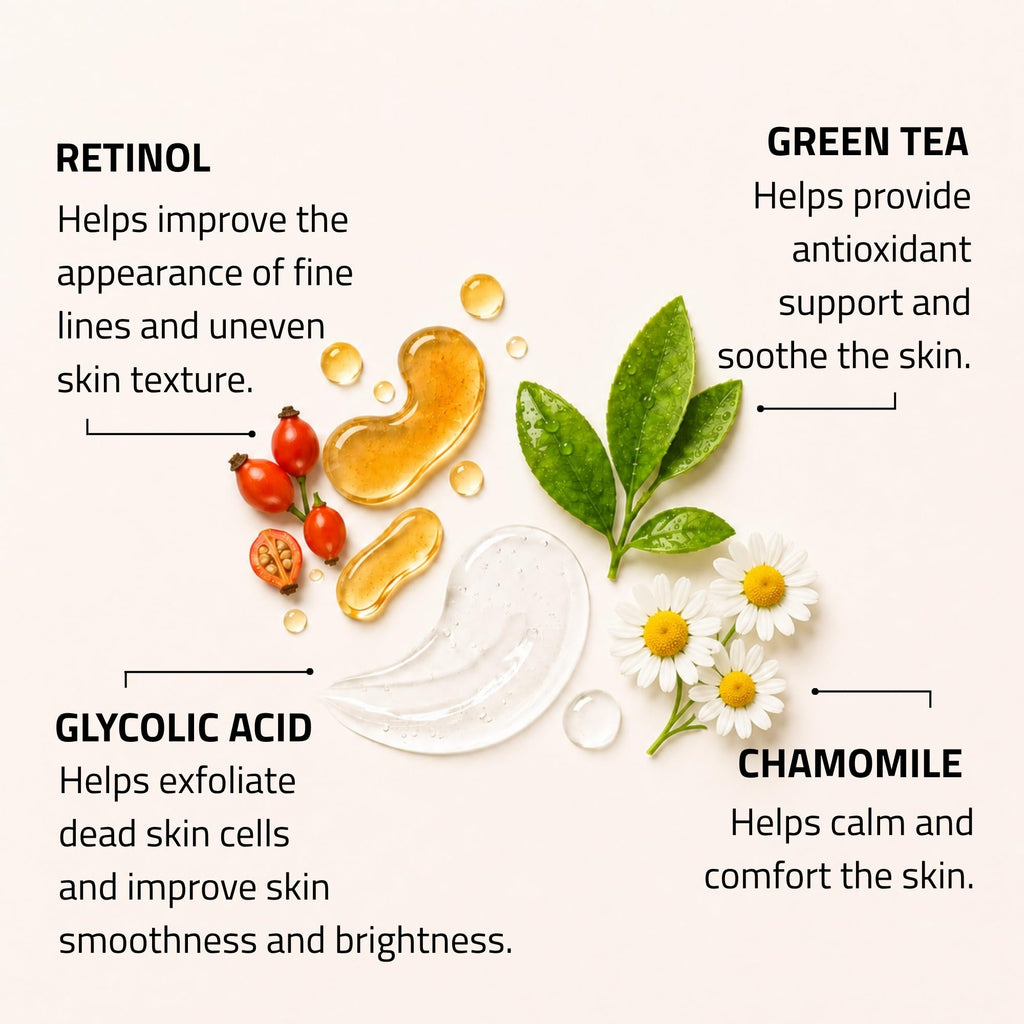 Glycolic Acid Face Peel 30% with Retinol and Green Tea, 2oz