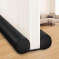 Large Door Draft Stopper for Bottom of Doors 36” Under Door Sweep Noise Blocker Black Gap Stoppers Adjustable Doors