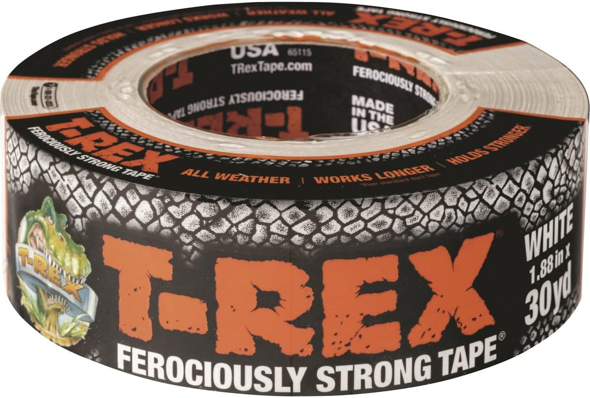 Ferociously Strong Tape, Duct Tape with UV Resistant & Waterproof Backing for Wood Brick Concrete and More, 30 yd. x