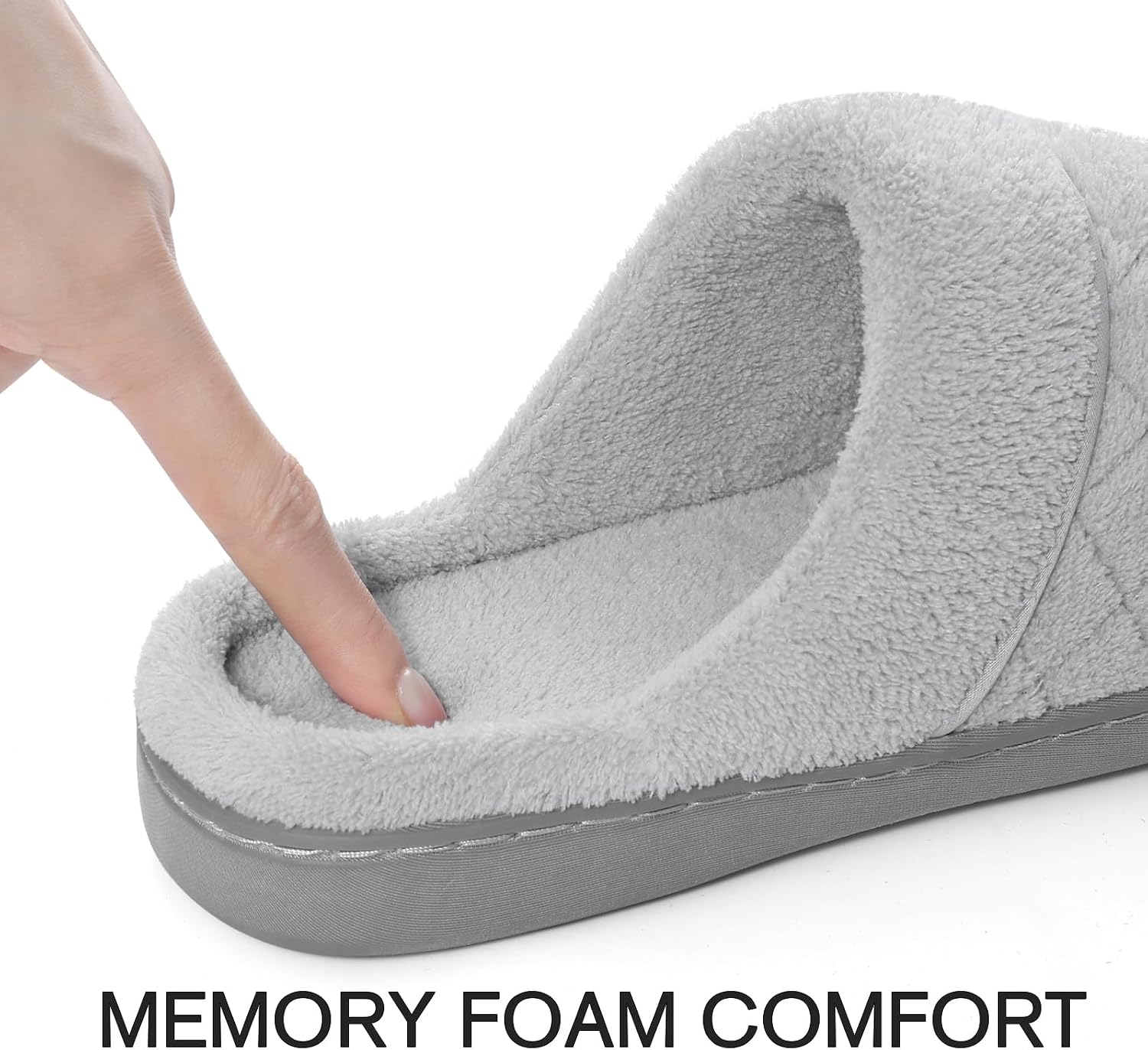 Unisex House Slippers for Women Men Memory Foam Indoor Bedroom Shoes