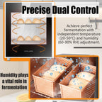 Commercial Dough Proofer, 40L Electric Bread Proofing Cabinet