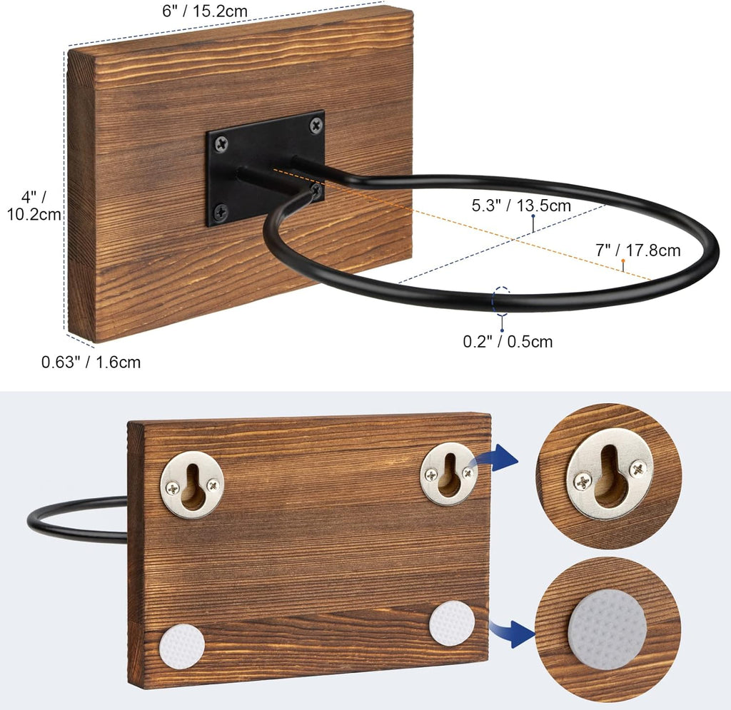 Ball Holder Wall Mount Ball Stand Display Storage for Basketball Football Soccer Volleyball