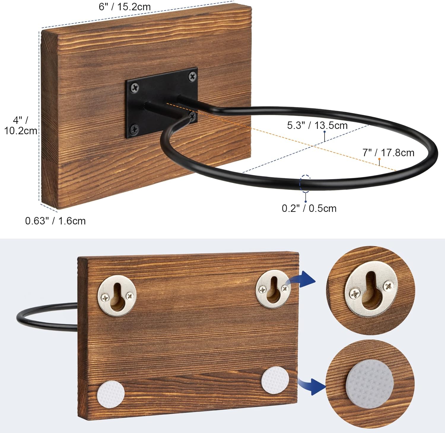 Ball Holder Wall Mount Ball Stand Display Storage for Basketball Football Soccer Volleyball