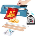 12 Inch Impulse Heat Sealer, Manual Bags Sealer