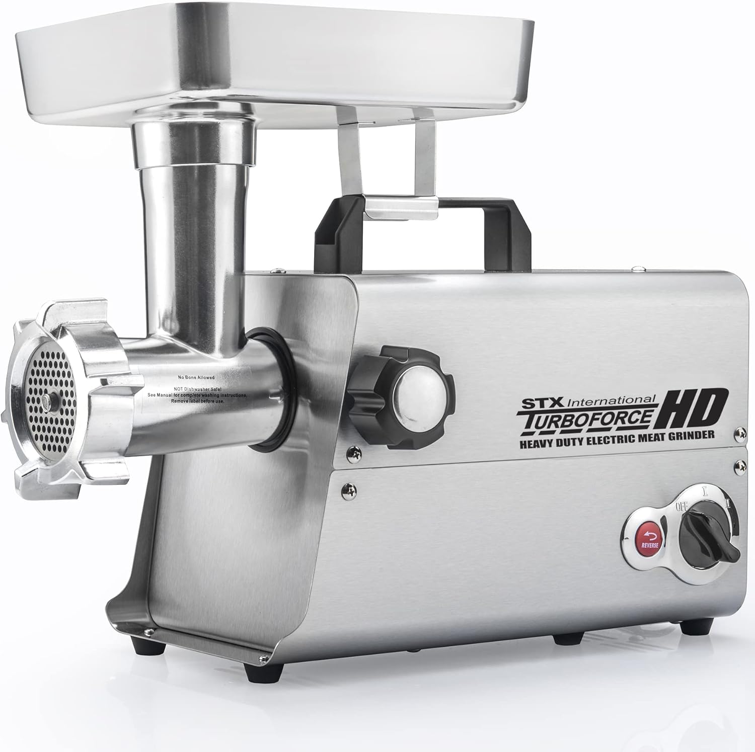 Turboforce HD (Heavy Duty) 3500 Series 5-in-1 Stainless Steel Electric Meat Grinder | Sausage Stuffer | Kubbe Maker |