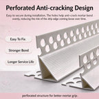 White PVC Eaves Drip Edge，Eagle-Beak Rainwater Diverter
