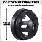 Saysurey 250 Pcs 3/8" Button Connector