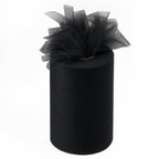 Black Tulle Fabric Rolls 6 Inch by 100 Yards Tulle Roll Spool Fabric