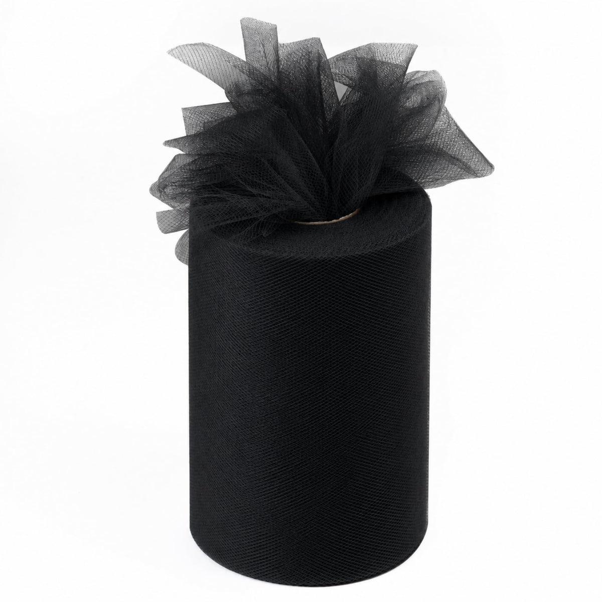 Black Tulle Fabric Rolls 6 Inch by 100 Yards Tulle Roll Spool Fabric