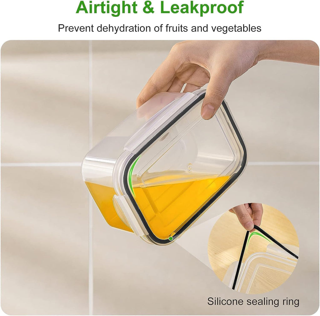 Fruit Storage Containers for Fridge with Removable Colander 10