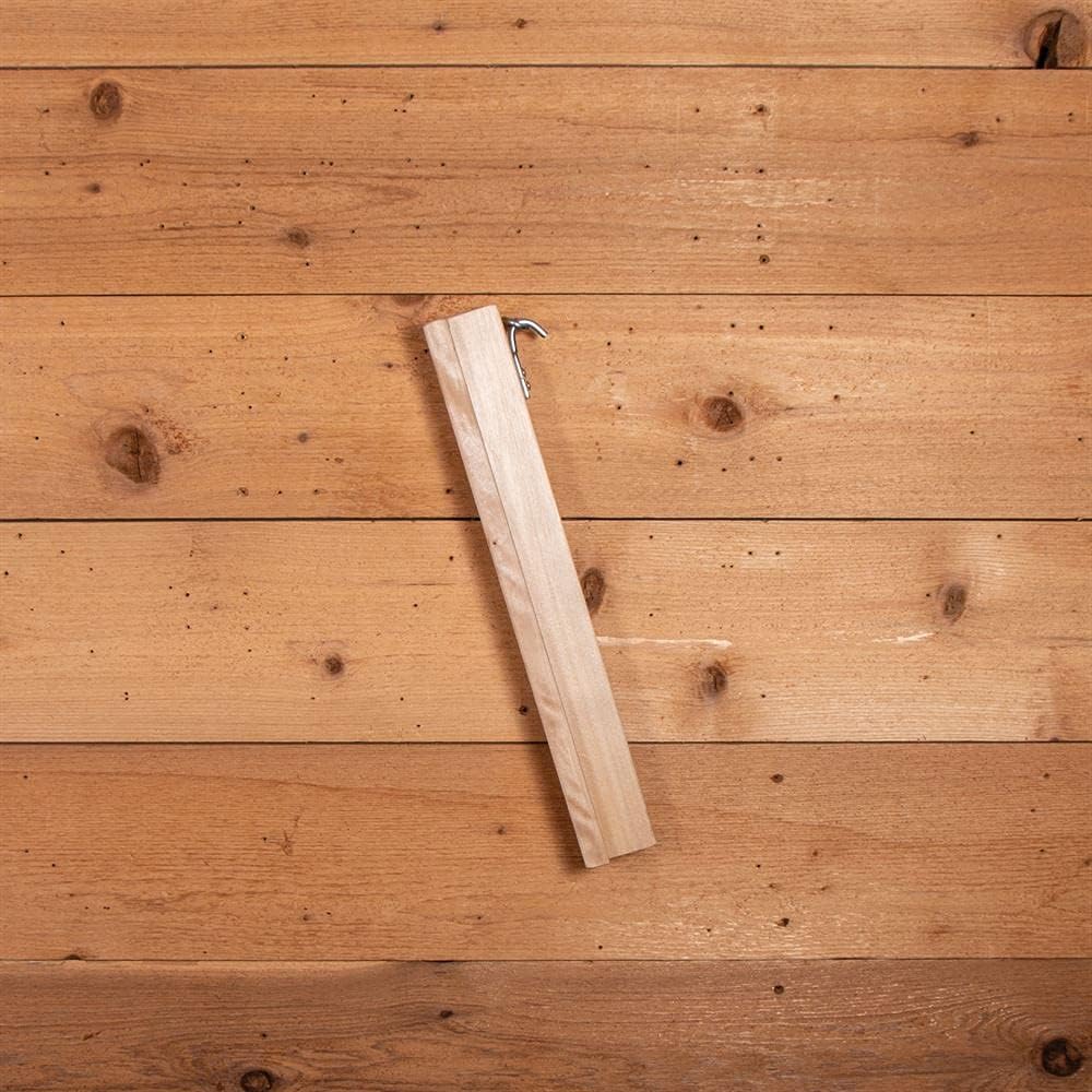 Collapsible Wooden English Saddle Rack | 18" Length | Easy to Mount | Folds Down Not Used | Fits Shorter Skirted