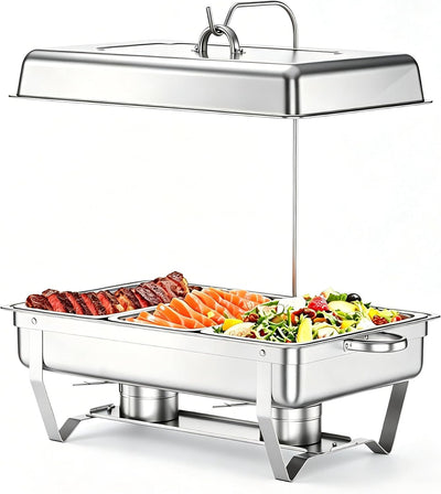 Chafing Dishes Buffet Set for Food Warming and Serving,11QT Stainless Steel Party Trays Warmers for