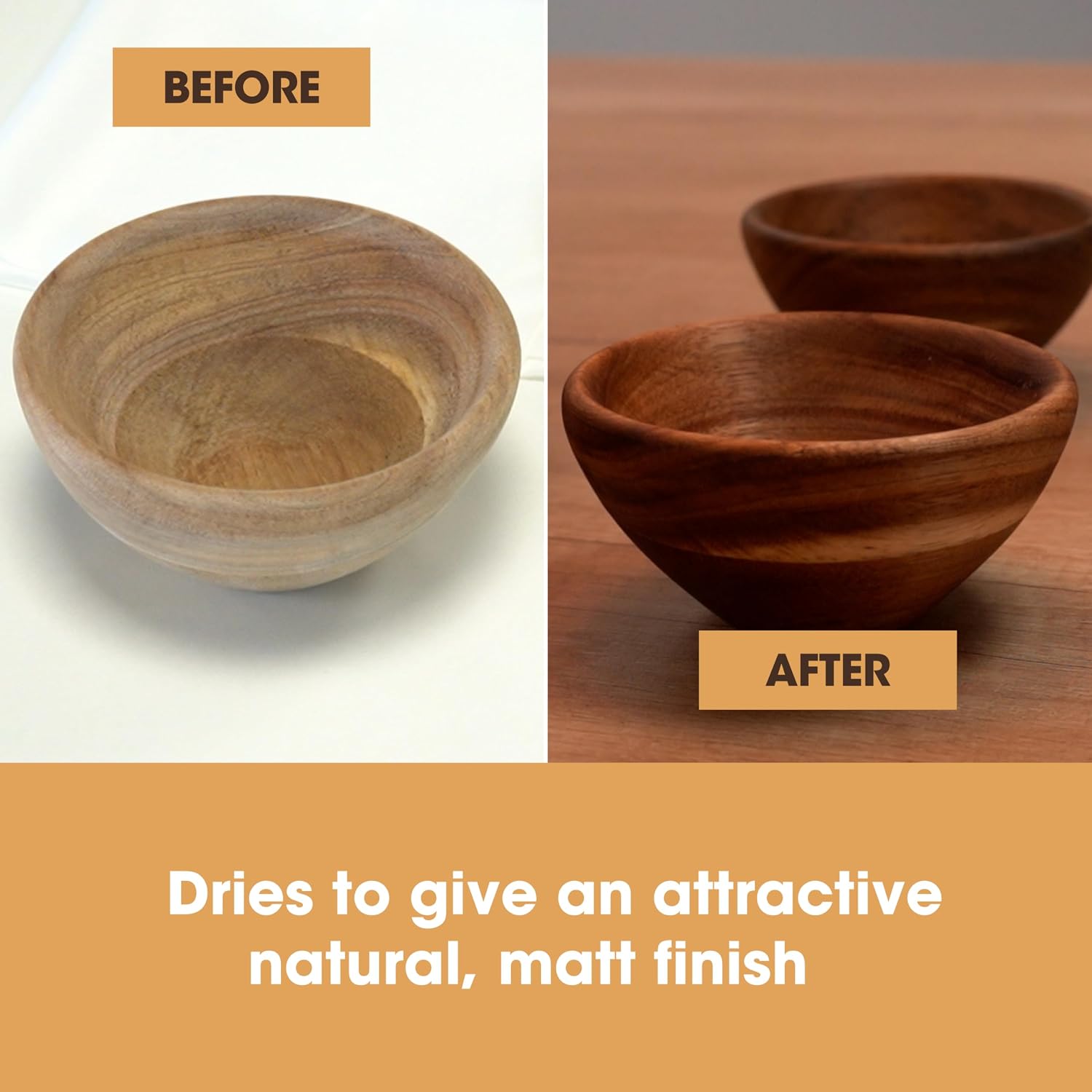 Pure Tung Oil for Wood | Non-Toxic Food Grade Water Resistant Tung Oil | Finish & Seal Natural or Stained & Treated