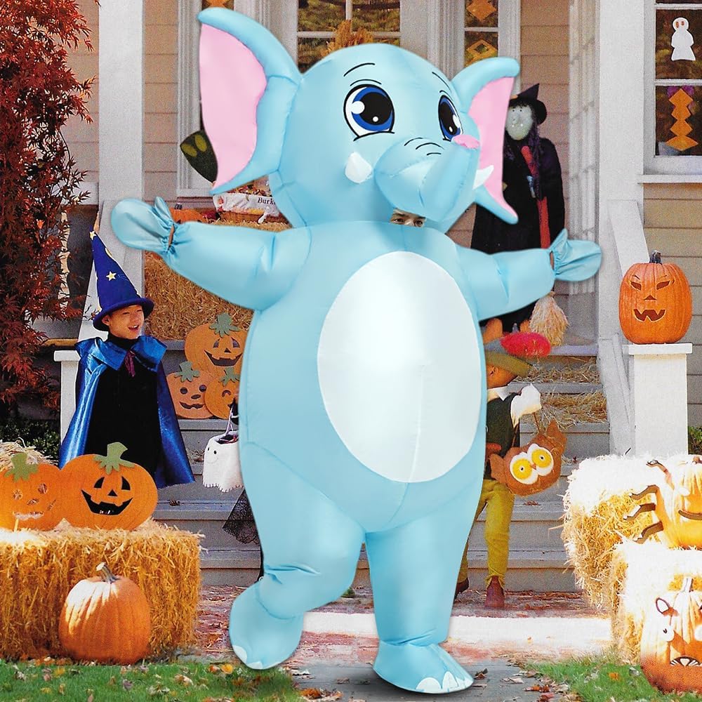Inflatable Costume Adult, Elephant Adult, Full Body Blow up Costumes for Women Men, Inflatable Costume Funny