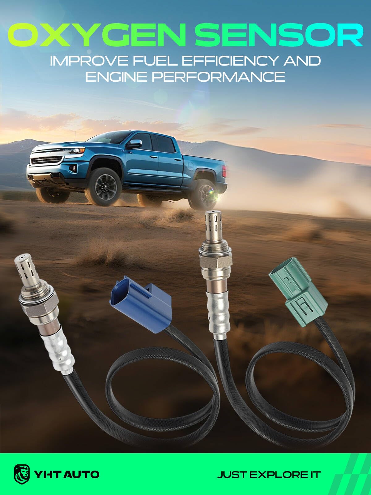 YHTAUTO Downstream O2 Oxygen Sensor for Nissan, Suzuki