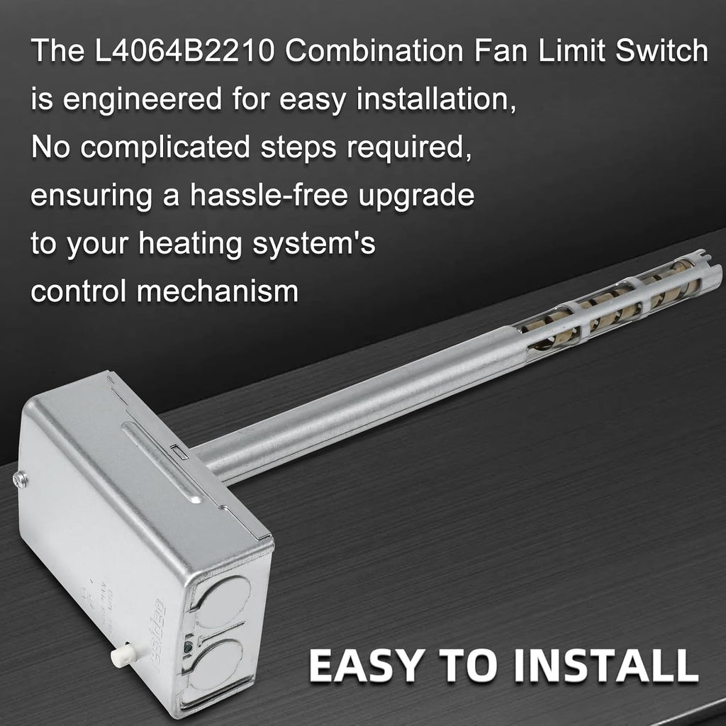 L4064B2210 Combination Fan & Limit Control Switch, Furnace 11" Replacement Combination Fan Limit Switch