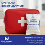 Instant Cold Pack, 8 Pack, Disposable Ice Packs for Injuries