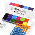 Athena Basic Face Body Paint Palette 12 Colors Oil-Based SFX Kit