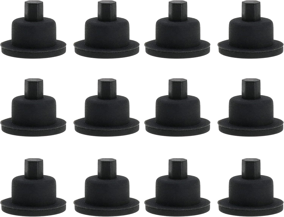Stove Grate Rubber Feet Replacement for Wolf for Subzero Gas Cooktop Range Burner Rubber Grate Bumper Pads 12 Pack