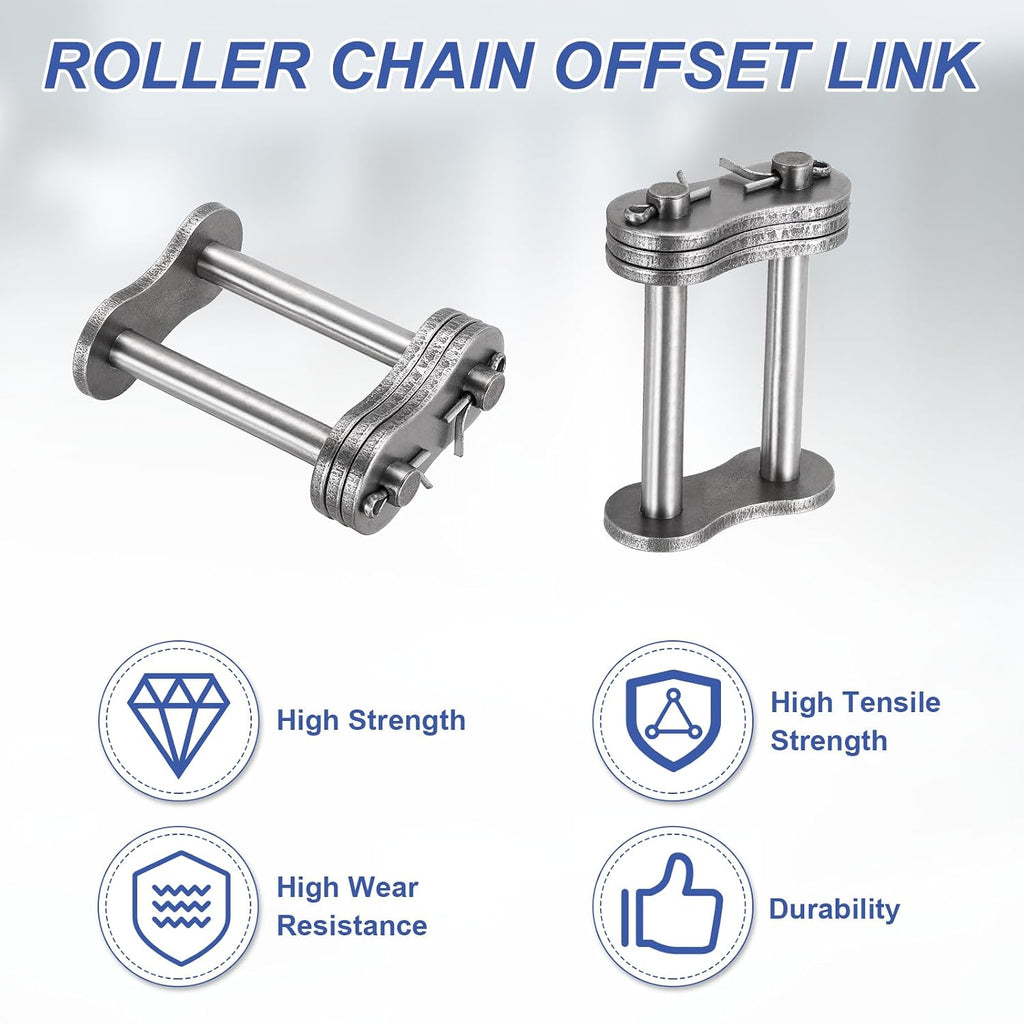 DTGN ANSI #120 Roller Chain Connecting Link 1-1/2" Pitch, 2Pcs