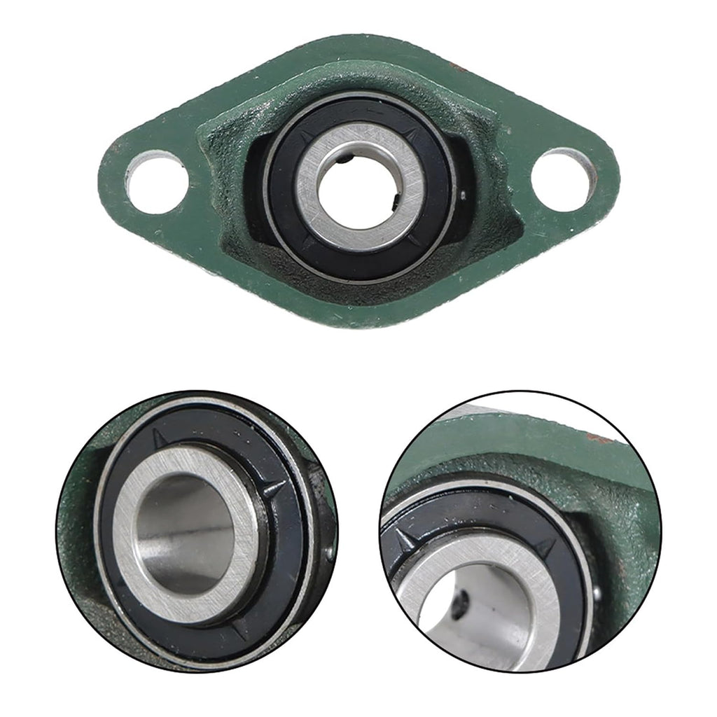 kimllier 10Pcs UCFL202-10 5/8 Inch Bore Bearings 2 Bolt