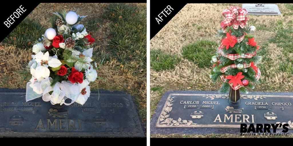 Cemetery Marker Care System | The Internet Sensation that cleans and restores Cemetery Markers! Removes hard water