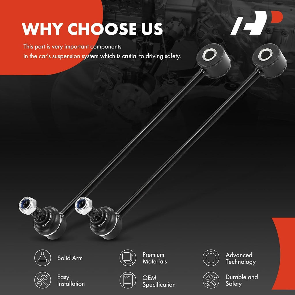 A-Premium Rear Sway Bar Link Stabilizer Bar Link, Compatible with Ram