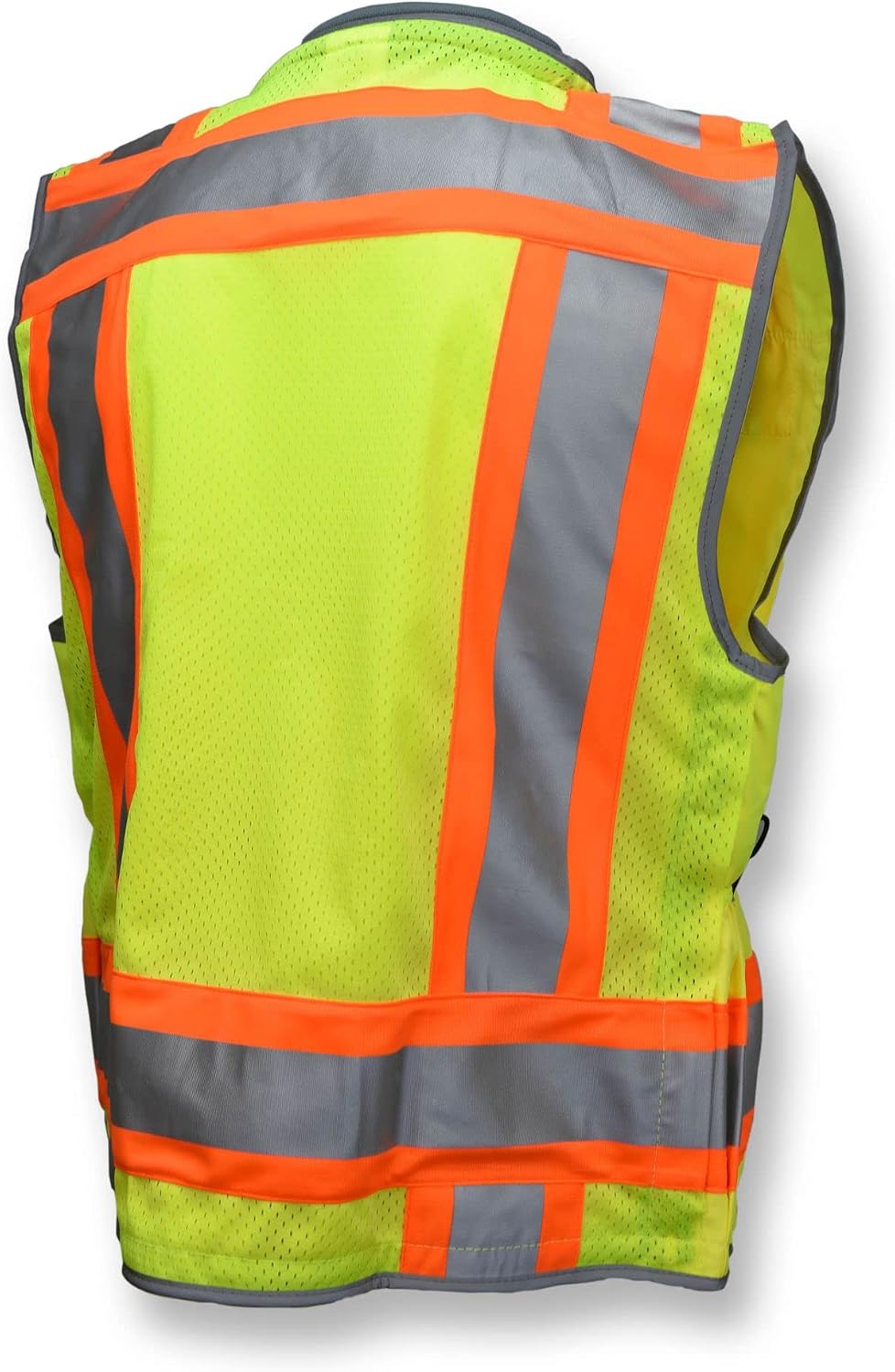 SV55 Hi Vis Type R Class 2 Engineer Safety Vest, Hi-Vis Green, M
