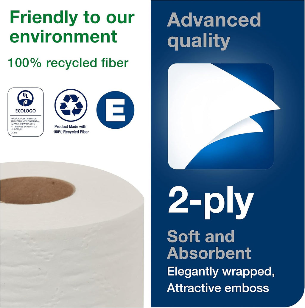 Advanced Toilet Paper Roll, 80 rolls x 500 sheets, 2461200
