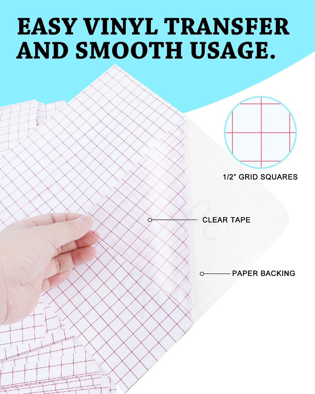 30 Pack Transfer Tapes Compatible with Cricut Maker 4/3 Explore 3/4